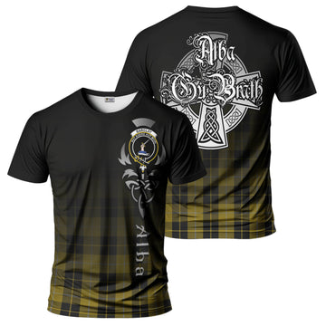 Barclay Dress Tartan T-Shirt Featuring Alba Gu Brath Family Crest Celtic Inspired