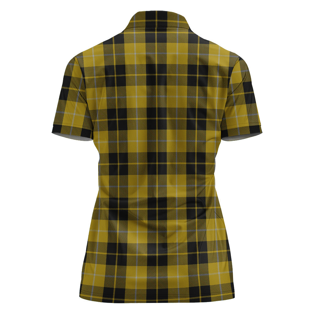 Barclay Dress Tartan Polo Shirt with Family Crest For Women - Tartanvibesclothing