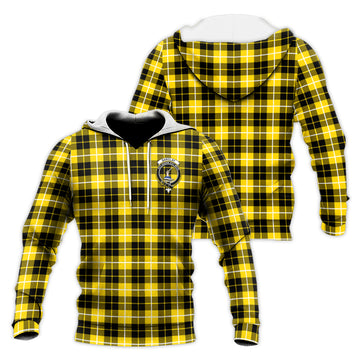 Barclay Dress Modern Tartan Knitted Hoodie with Family Crest