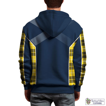 Barclay Dress Modern Tartan Hoodie with Family Crest and Scottish Thistle Vibes Sport Style
