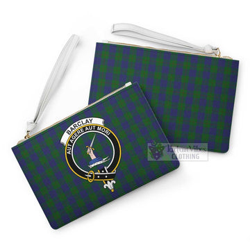 Barclay Family Crest Tartan Clutch Bag