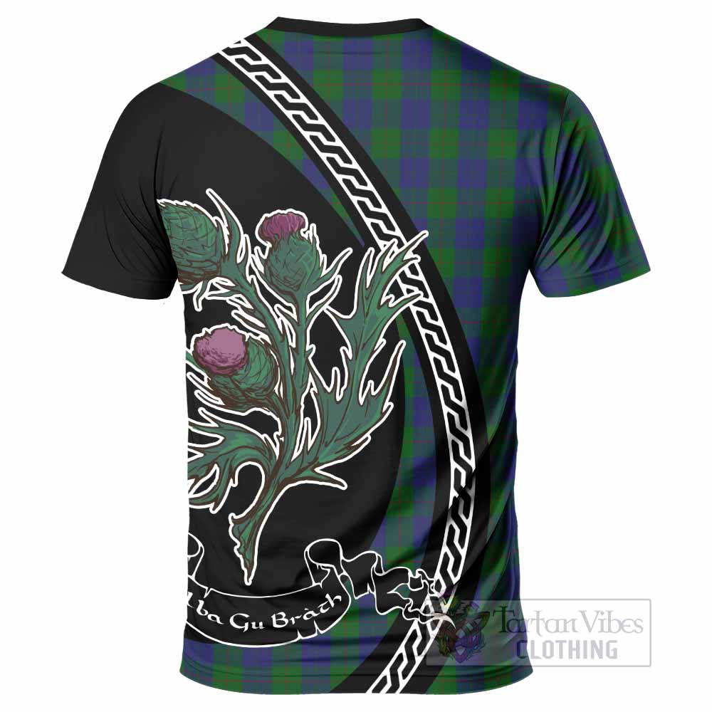 Barclay Family Crest Tartan T-Shirt Alba Thistle Inspired - Tartan Vibes Clothing