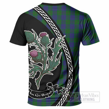 Barclay Family Crest Tartan T-Shirt Alba Thistle Inspired - Tartan Vibes Clothing