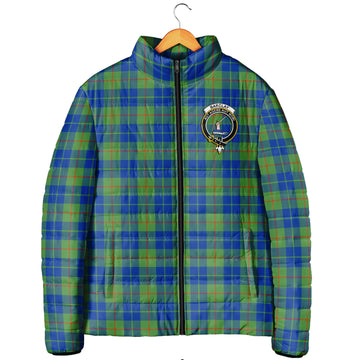 Barclay Hunting Ancient Tartan Padded Jacket with Family Crest