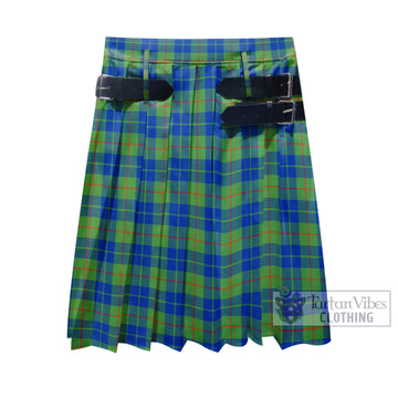 Barclay Hunting Ancient Tartan Men's Pleated Skirt - Fashion Casual Retro Scottish Kilt Style