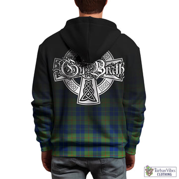 Barclay Hunting Ancient Tartan Hoodie Featuring Alba Gu Brath Family Crest Celtic Inspired