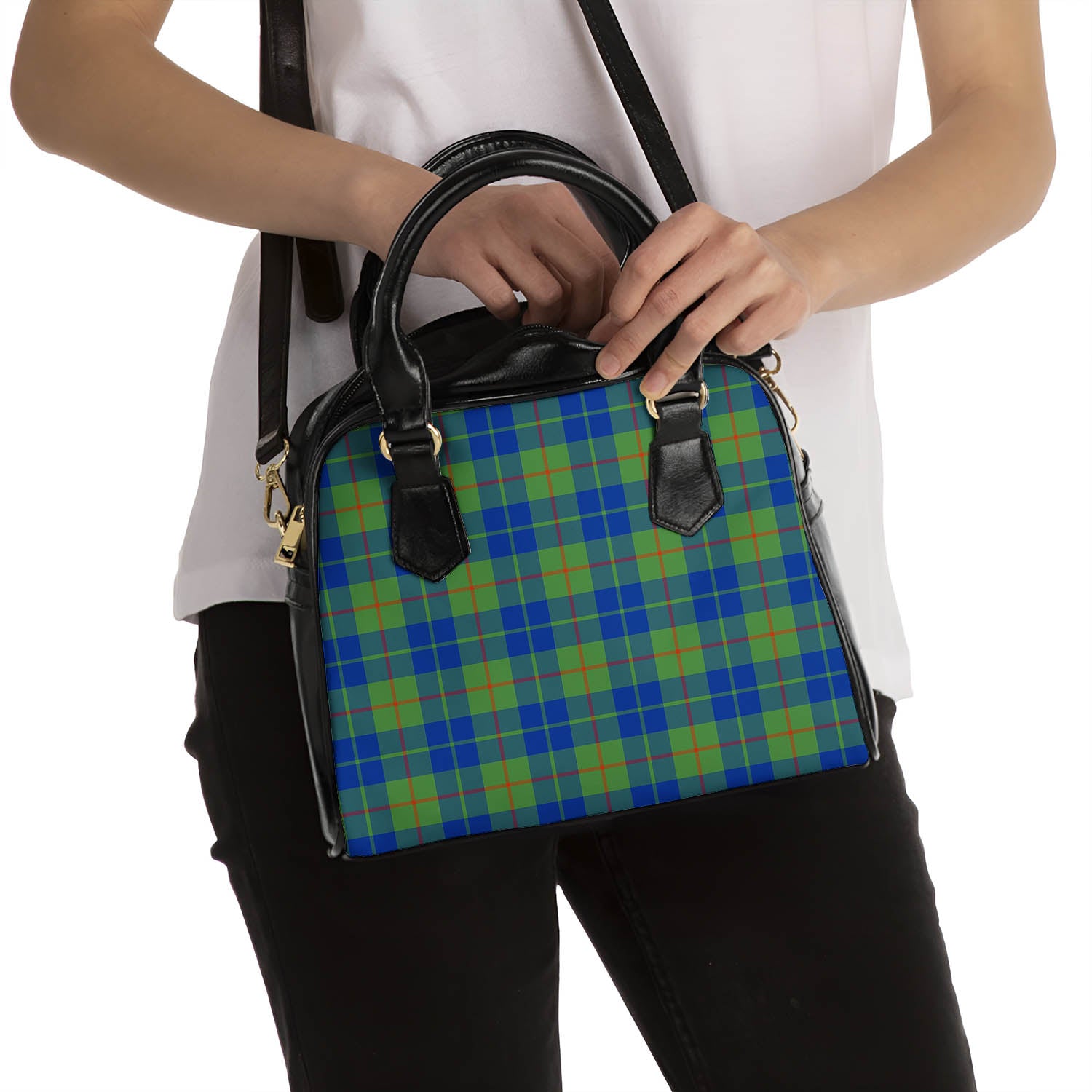 Barclay Hunting Ancient Tartan Shoulder Handbags - Tartanvibesclothing