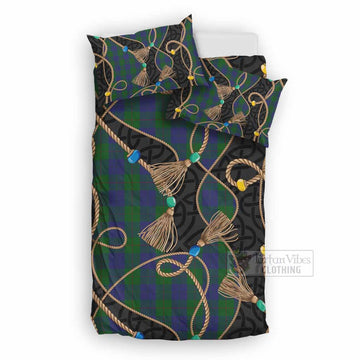 Barclay Scottish Tartan Twisted Ropes Stylized Bedding Set