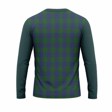 Barclay Tartan Accent Long Sleeve T-Shirt with Family Crest