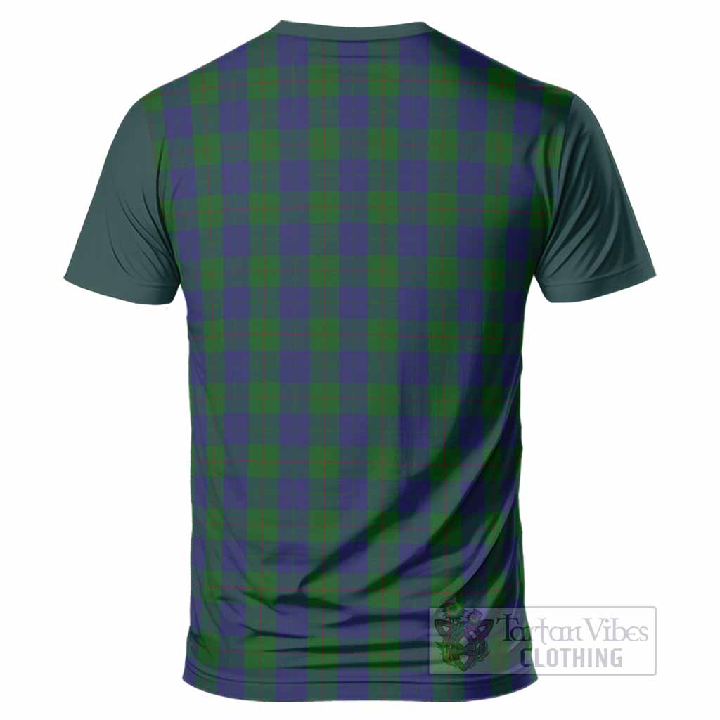 Barclay Tartan Accent T-Shirt with Family Crest