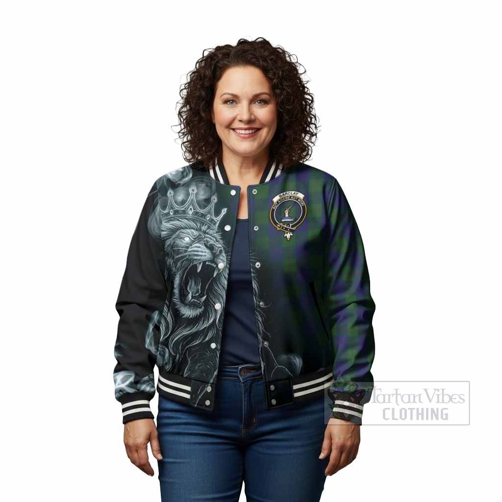 Barclay Tartan Baseball Jacket Roaring Lion Heritage