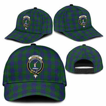 Barclay Tartan Classic Cap with Family Crest
