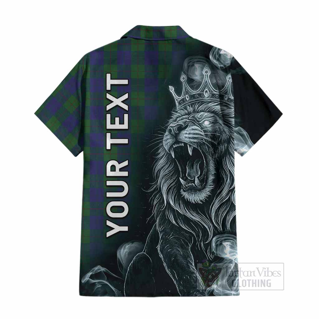 Barclay Tartan Cotton Hawaiian Shirt Roaring Lion Heritage