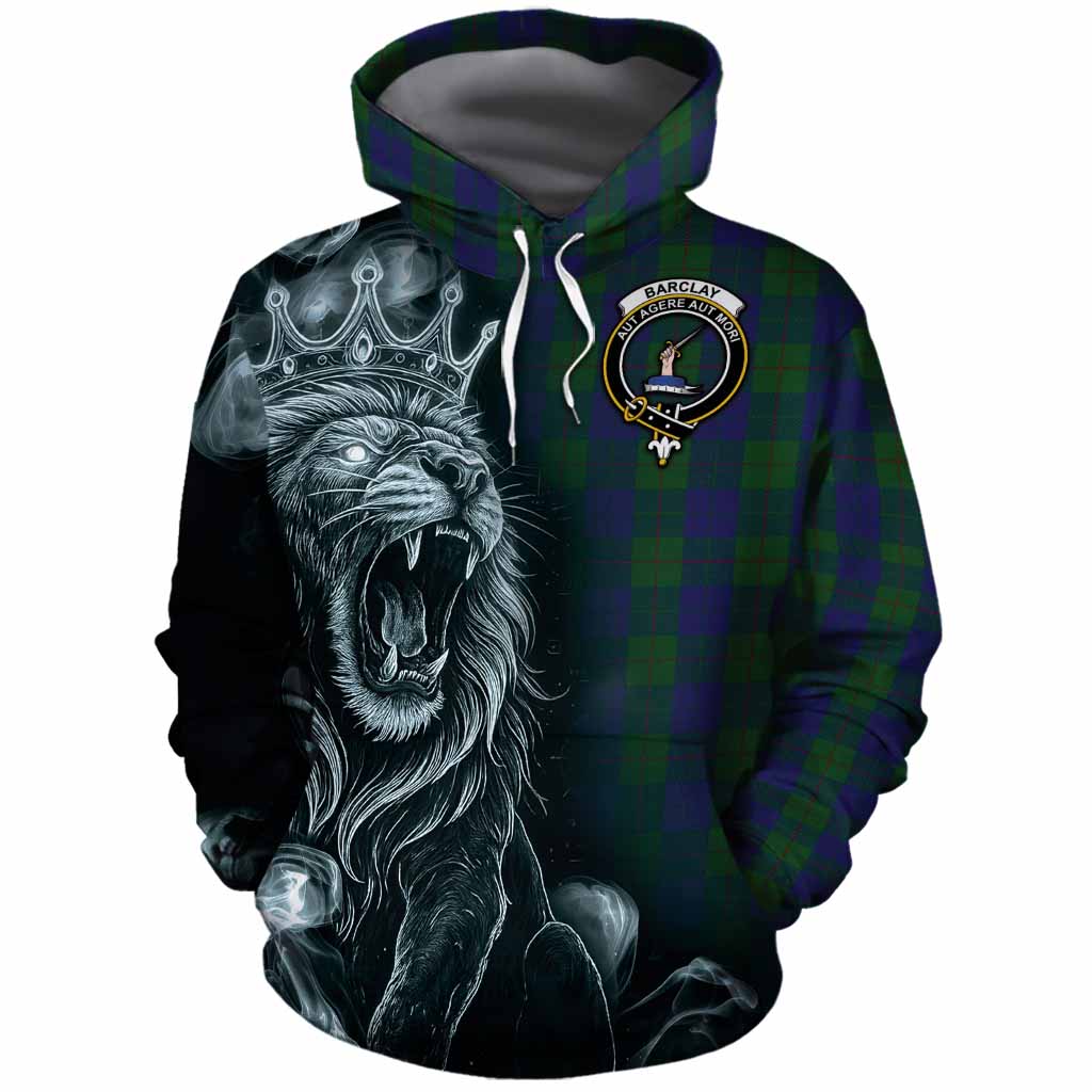Barclay Tartan Cotton Hoodie Roaring Lion Heritage