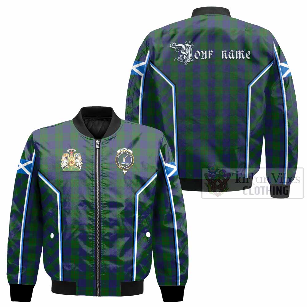 Barclay Tartan Crest Bomber Jacket Scotland Coat of Arm Flag Style - Tartan Vibes Clothing