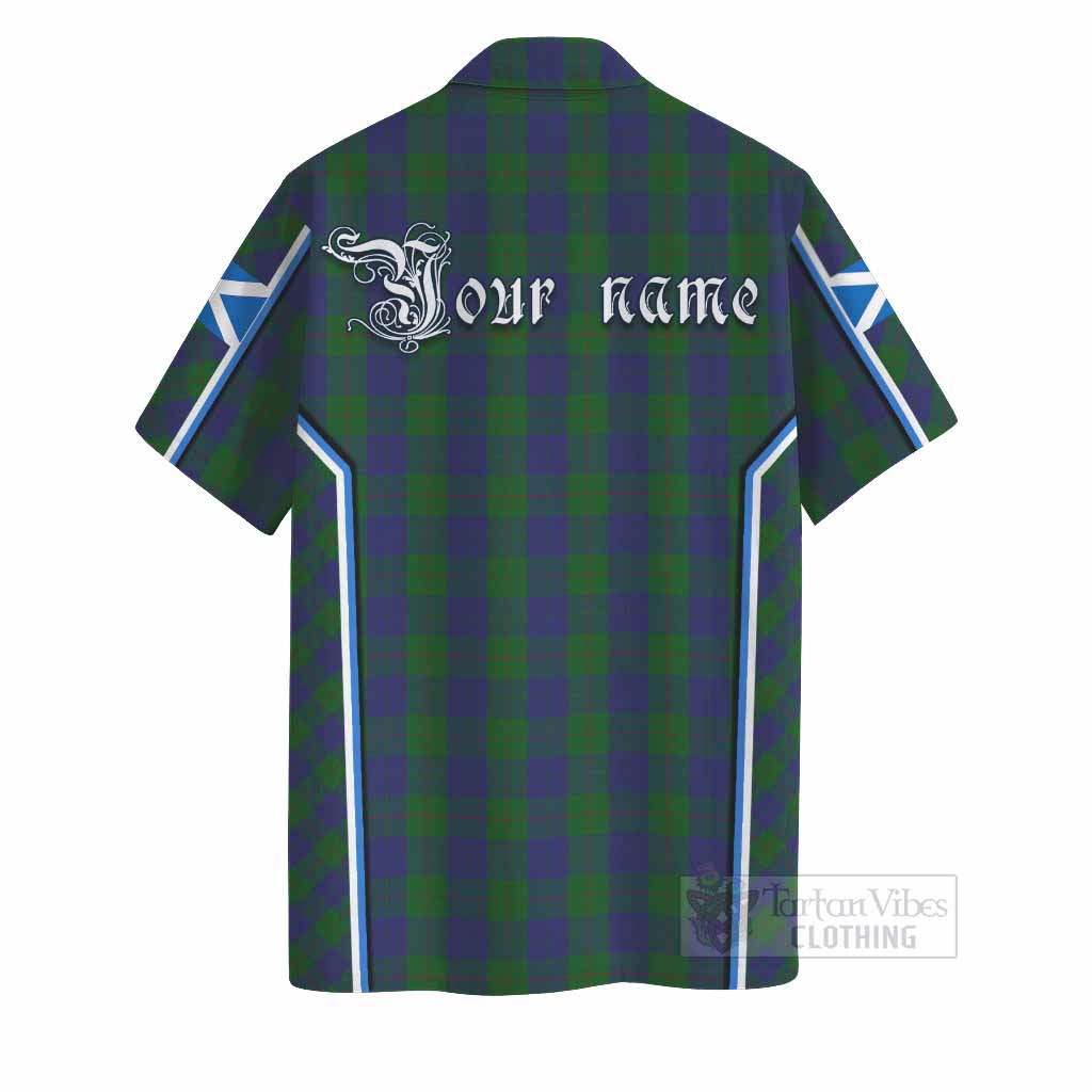 Barclay Tartan Crest Hawaiian Shirt Scotland Coat of Arm Flag Style - Tartan Vibes Clothing