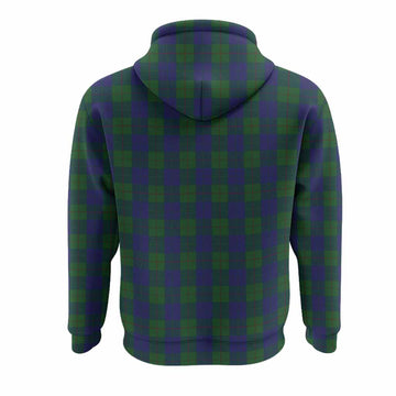 Barclay Tartan Crest Hoodie Ferocious Lion Style