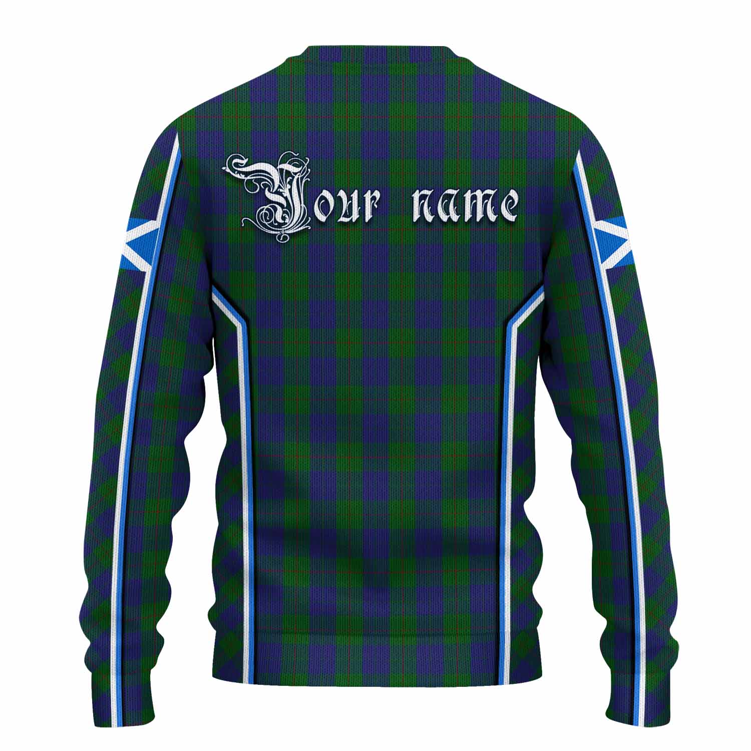 Barclay Tartan Crest Knitted Sweater Scotland Coat of Arm Flag Style - Tartan Vibes Clothing