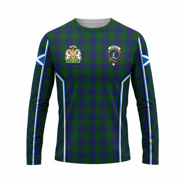 Barclay Tartan Crest Long Sleeve T-Shirt Scotland Coat of Arm Flag Style - Tartan Vibes Clothing