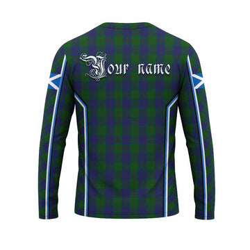 Barclay Tartan Crest Long Sleeve T-Shirt Scotland Coat of Arm Flag Style - Tartan Vibes Clothing