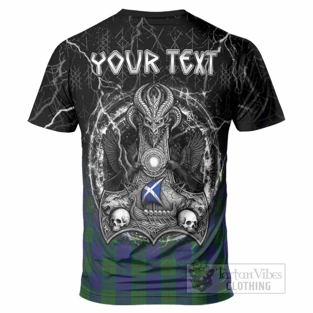 Barclay Tartan Crest T-Shirt Celtic Odin's Raven Legacy
