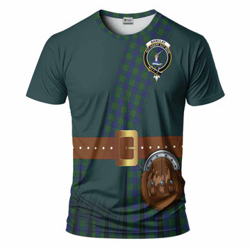 Barclay Tartan Crest T-Shirt Kilt Costume Style