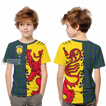 Barclay Tartan Family Crest Kid T-shirt Lion Rampant Honor