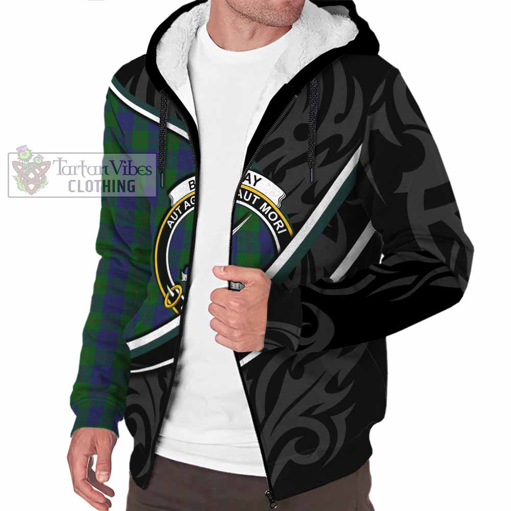 Barclay Tartan Family Crest Sherpa Hoodie Celtic Scottish Thistle Floral - Tartan Vibes Clothing