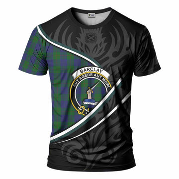 Barclay Tartan Family Crest T-shirt Celtic Scottish Thistle Floral - Tartan Vibes Clothing