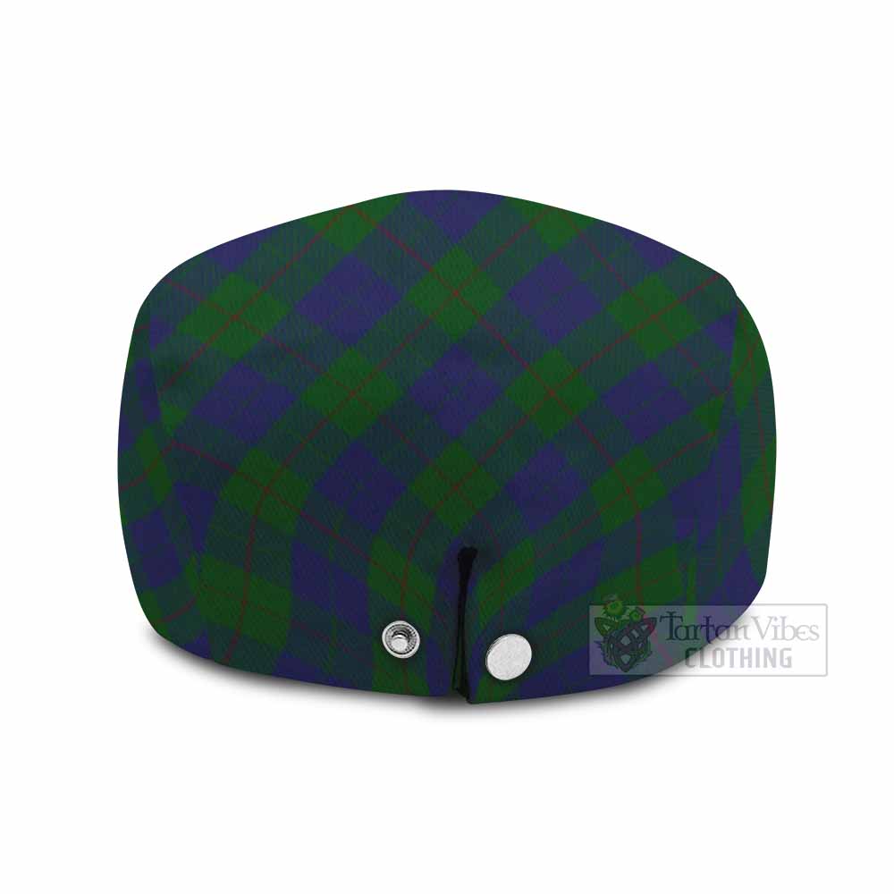 Barclay Tartan Flat Cap, Jeff Cap Cross Style with Family Crest - Tartan Vibes Clothing