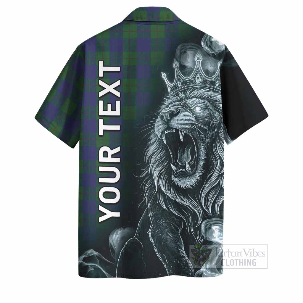 Barclay Tartan Hawaiian Shirt Roaring Lion Heritage