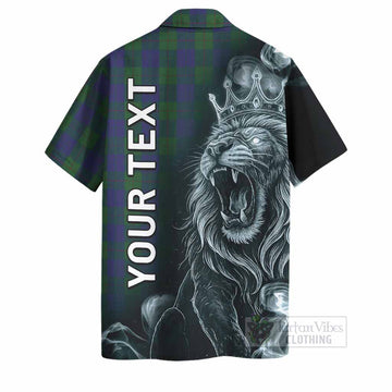 Barclay Tartan Hawaiian Shirt Roaring Lion Heritage