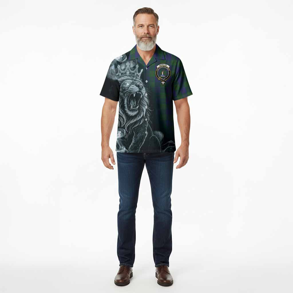 Barclay Tartan Hawaiian Shirt Roaring Lion Heritage