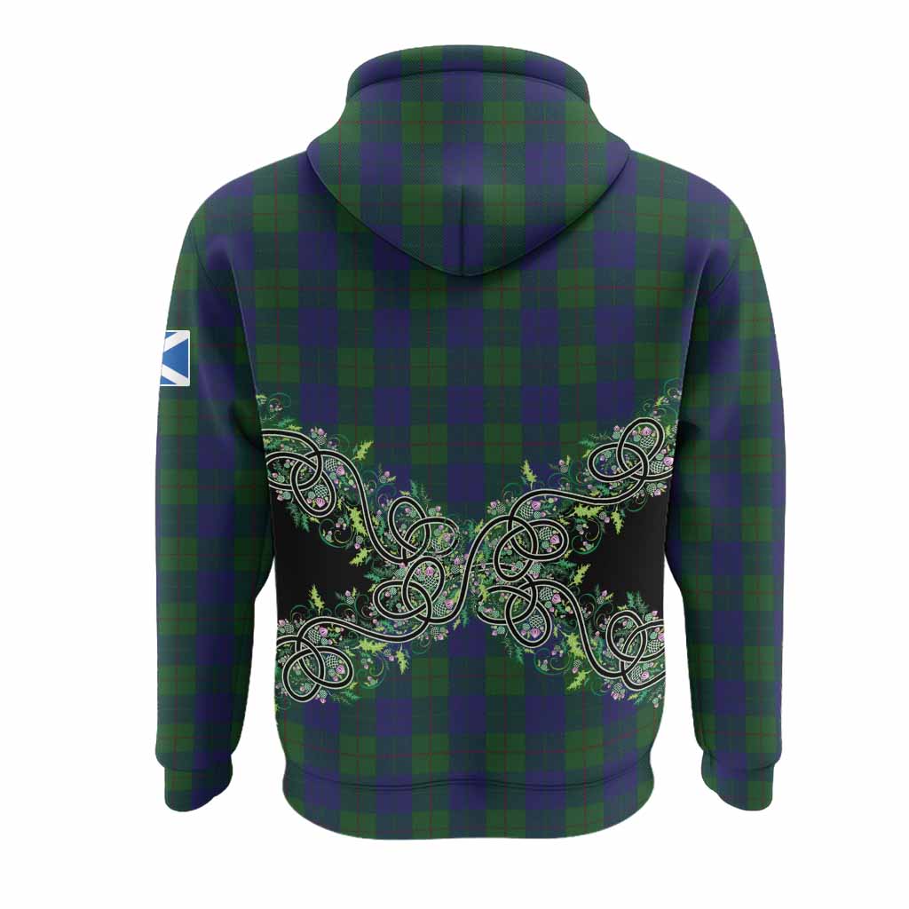 Barclay Tartan Hoodie Thistle Scottish Spirit