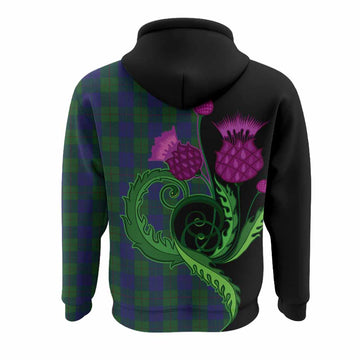 Barclay Tartan Hoodie Traditional Scottish Thistle