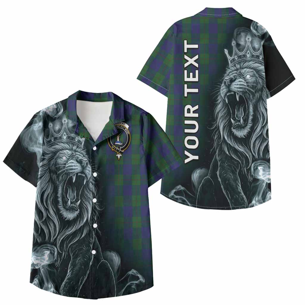 Barclay Tartan Kid Hawaiian Shirt Roaring Lion Heritage
