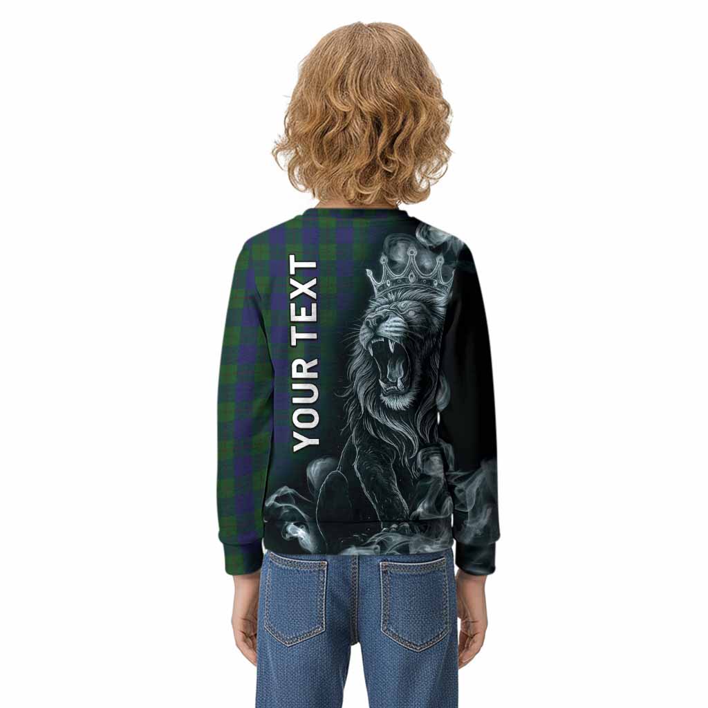Barclay Tartan Kid Knitted Sweatshirt Roaring Lion Heritage