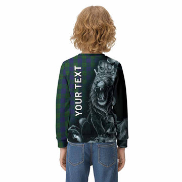 Barclay Tartan Kid Knitted Sweatshirt Roaring Lion Heritage