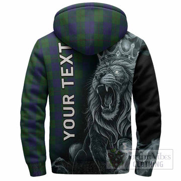 Barclay Tartan Sherpa Hoodie Roaring Lion Heritage