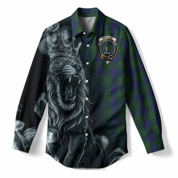 Barclay Tartan Women Casual Shirt Roaring Lion Heritage