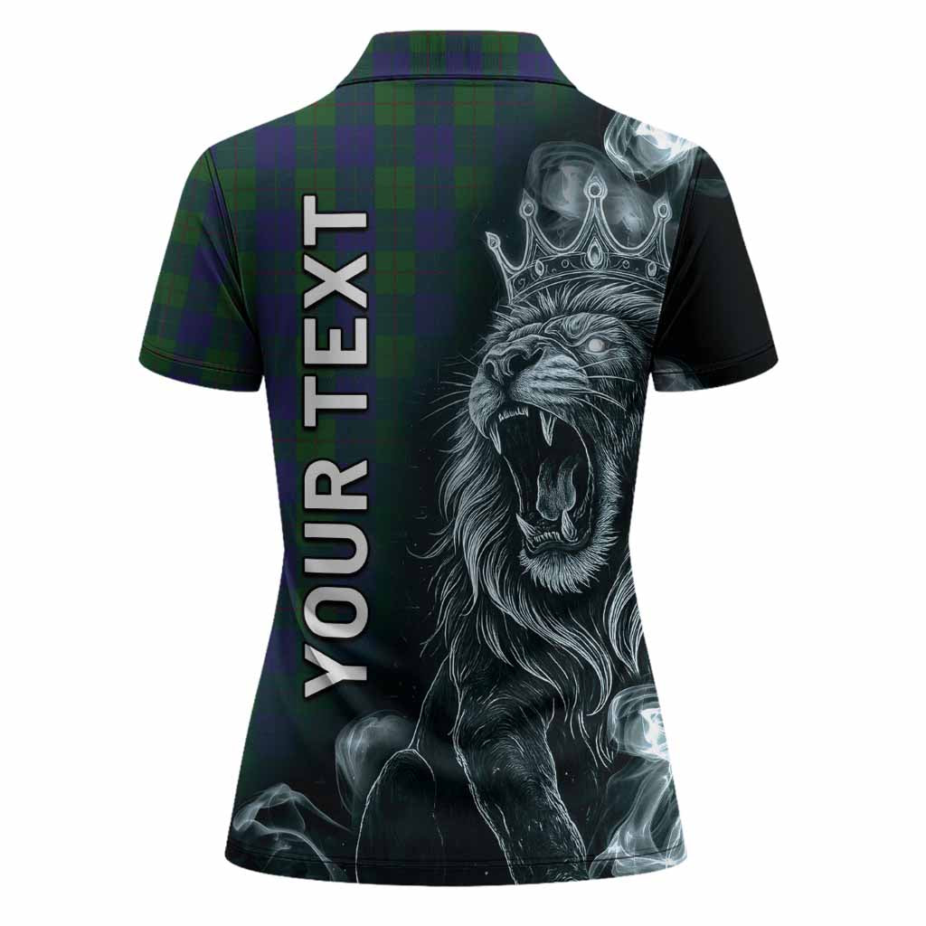 Barclay Tartan Women Polo Shirt Roaring Lion Heritage