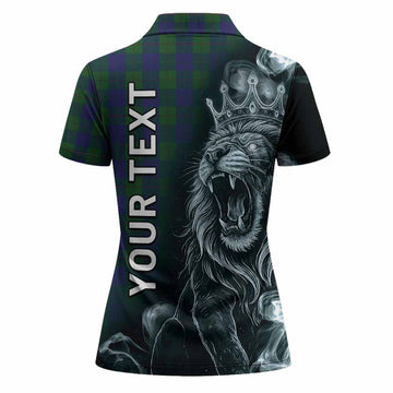 Barclay Tartan Women Polo Shirt Roaring Lion Heritage