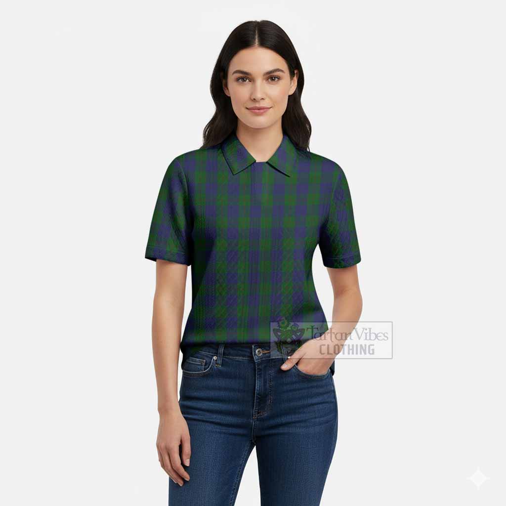 Barclay Tartan Women’s Polo Sweater Top