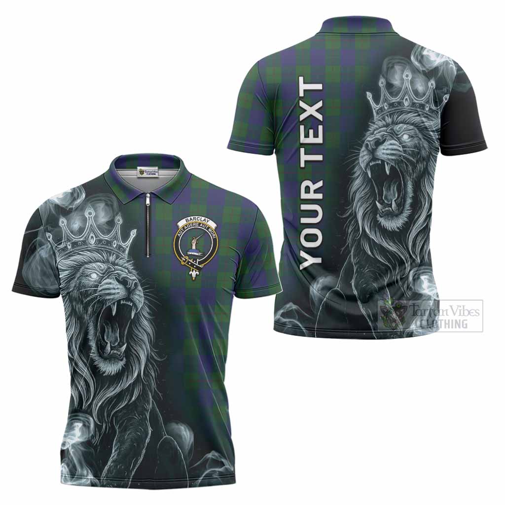 Barclay Tartan Zipper Polo Shirt Roaring Lion Heritage