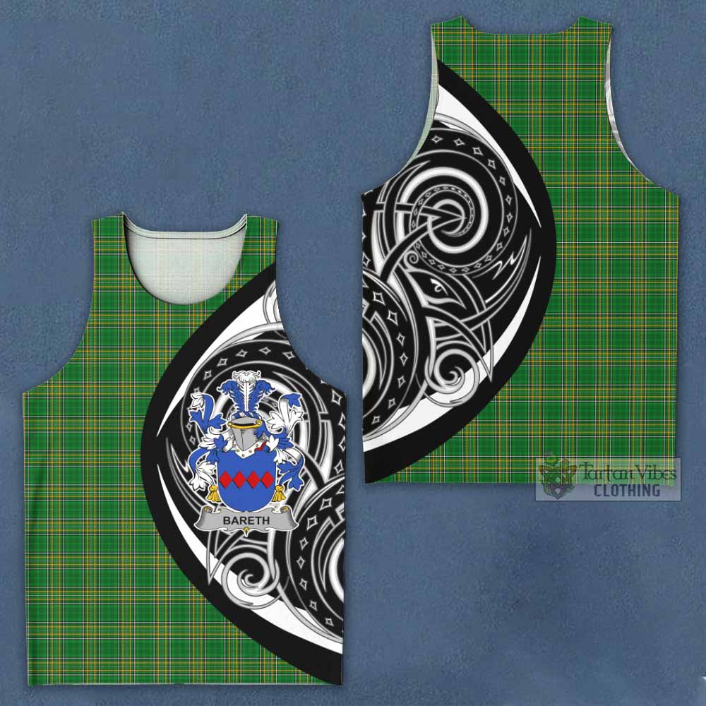 Tartan Vibes Clothing Bareth Irish Clan Men's Tank Top Celtic Circle Style