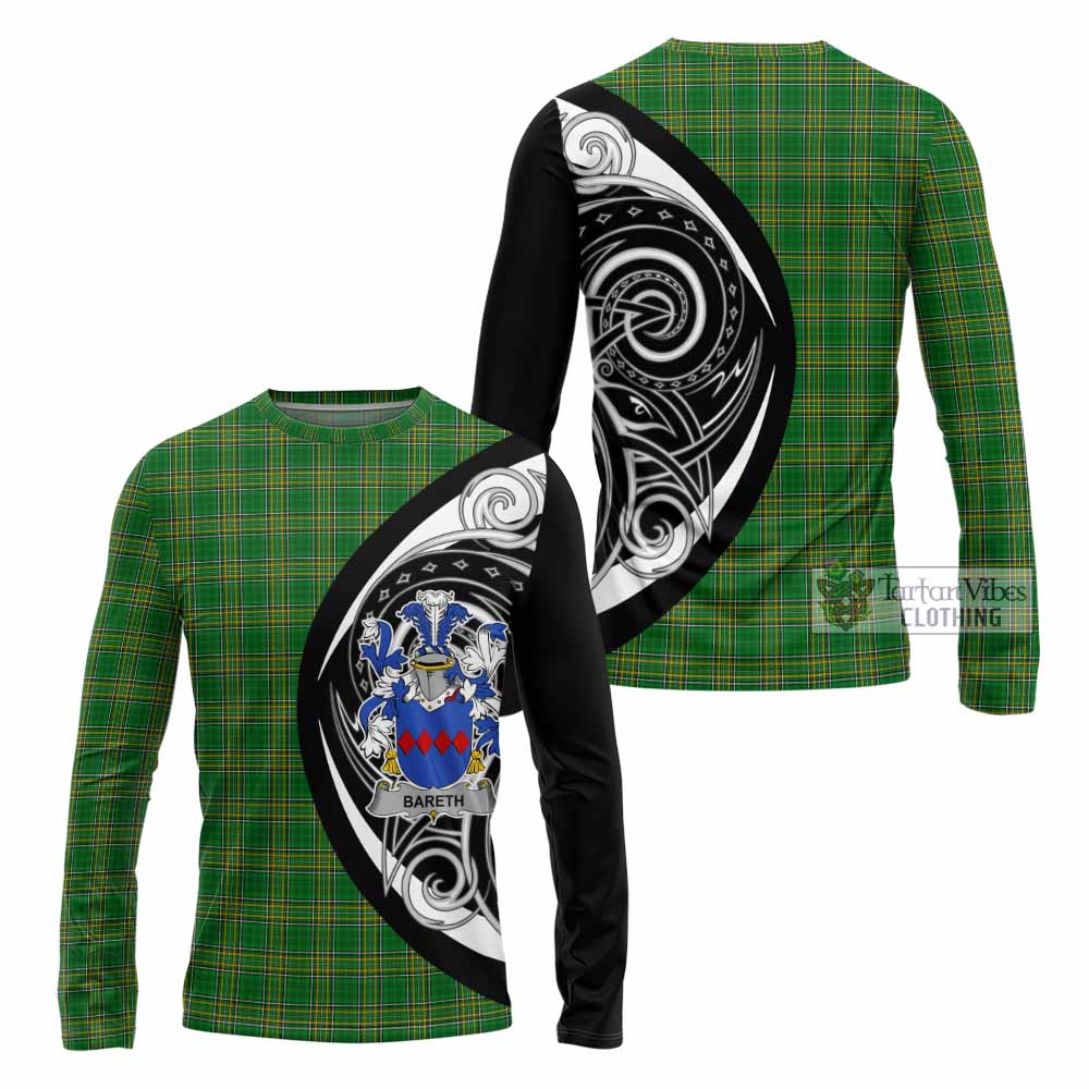 Tartan Vibes Clothing Bareth Irish Clan Long Sleeve T-Shirt Celtic Circle Style