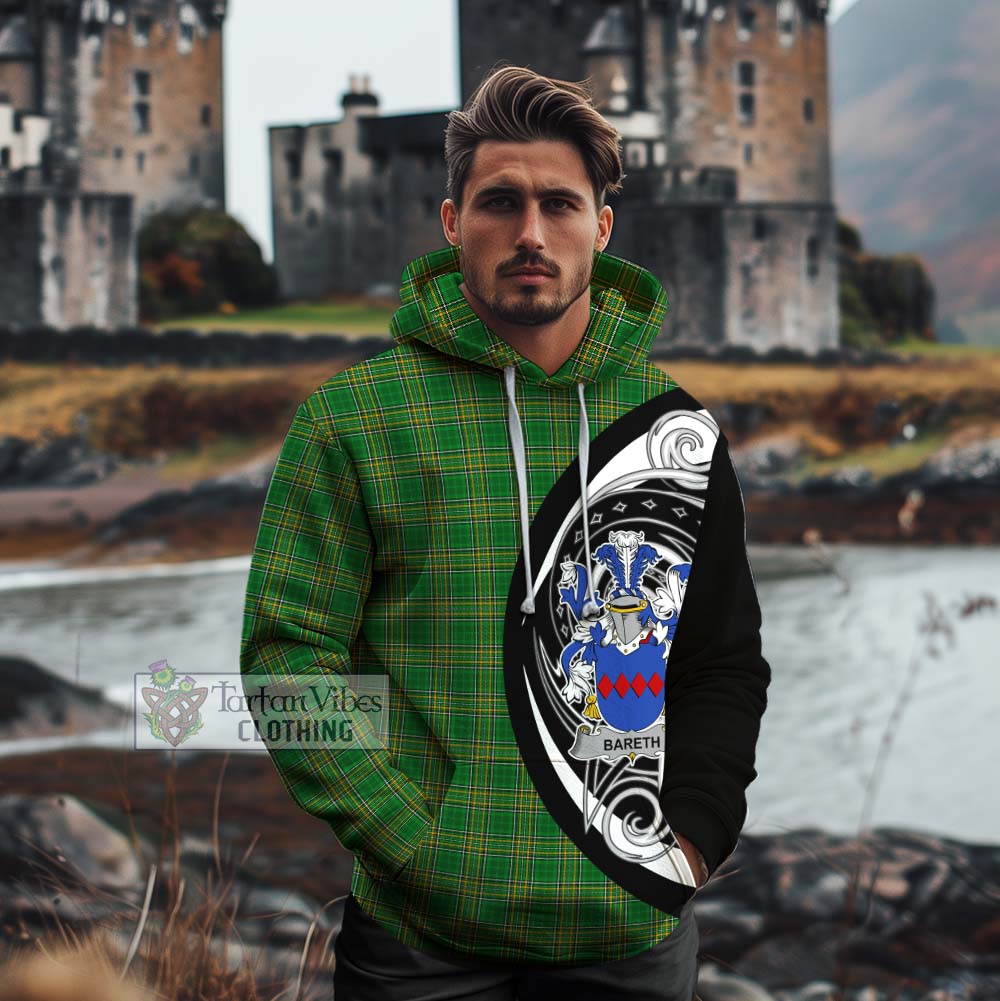 Tartan Vibes Clothing Bareth Irish Clan Cotton Hoodie Celtic Circle Style