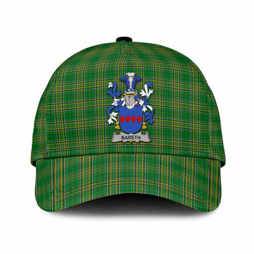Bareth Irish Clan Tartan Classic Cap with Coat of Arms