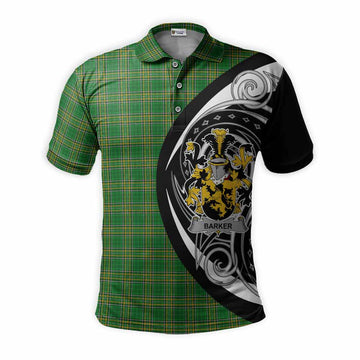 Tartan Vibes Clothing Barker Irish Clan Polo Shirt Celtic Circle Style