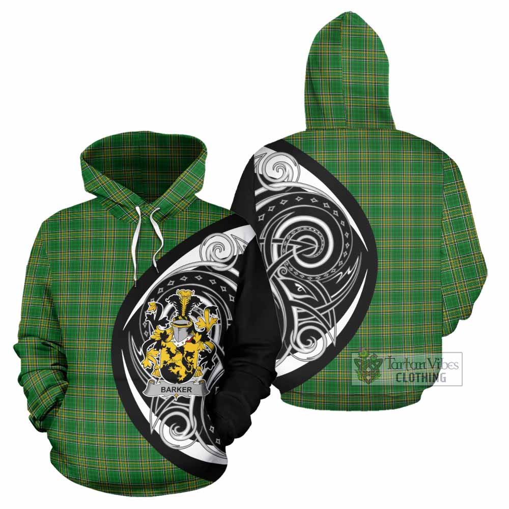 Tartan Vibes Clothing Barker Irish Clan Hoodie Celtic Circle Style